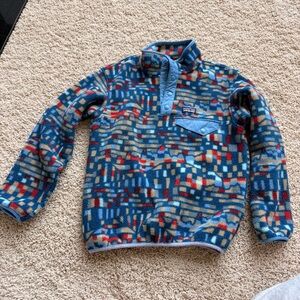 Patagonia Kids Multicolor Fleece Pullover